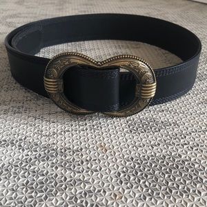 Sezane black Gaia belt